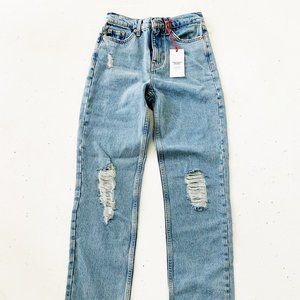 URBAN OUTFITTERS BDG Pax High-Waisted Straight Leg Jean NEW W 24 L 32